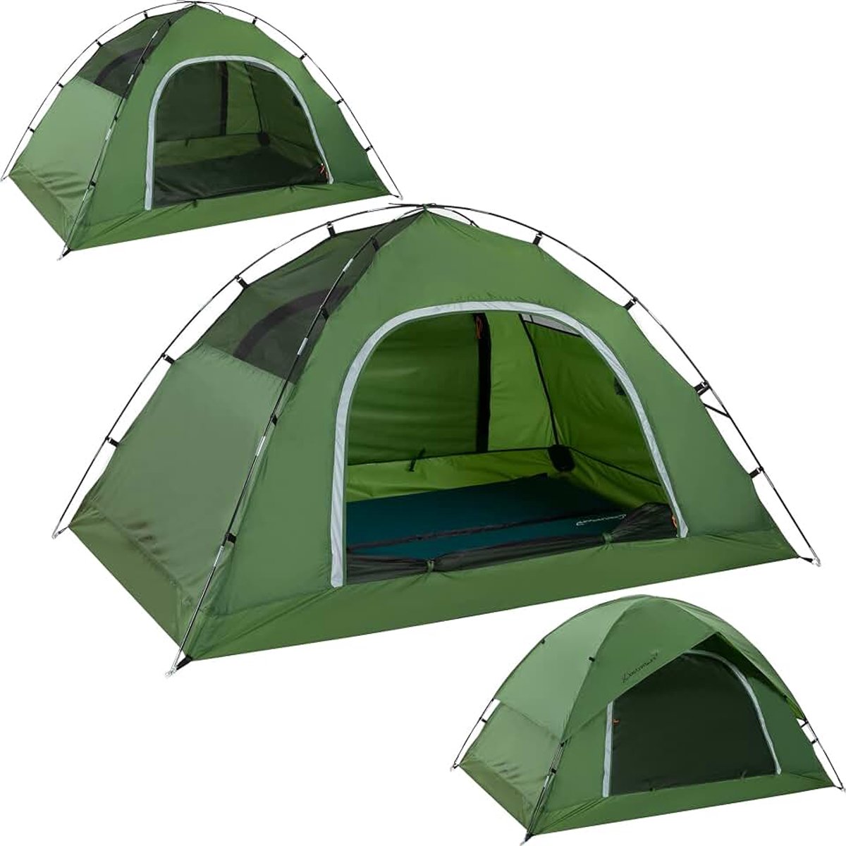 2/4 Persoons Camping Tent - Waterdichte 2 Persoons Tent, Light Dome Tent, Compacte Tent voor Sport, Familie