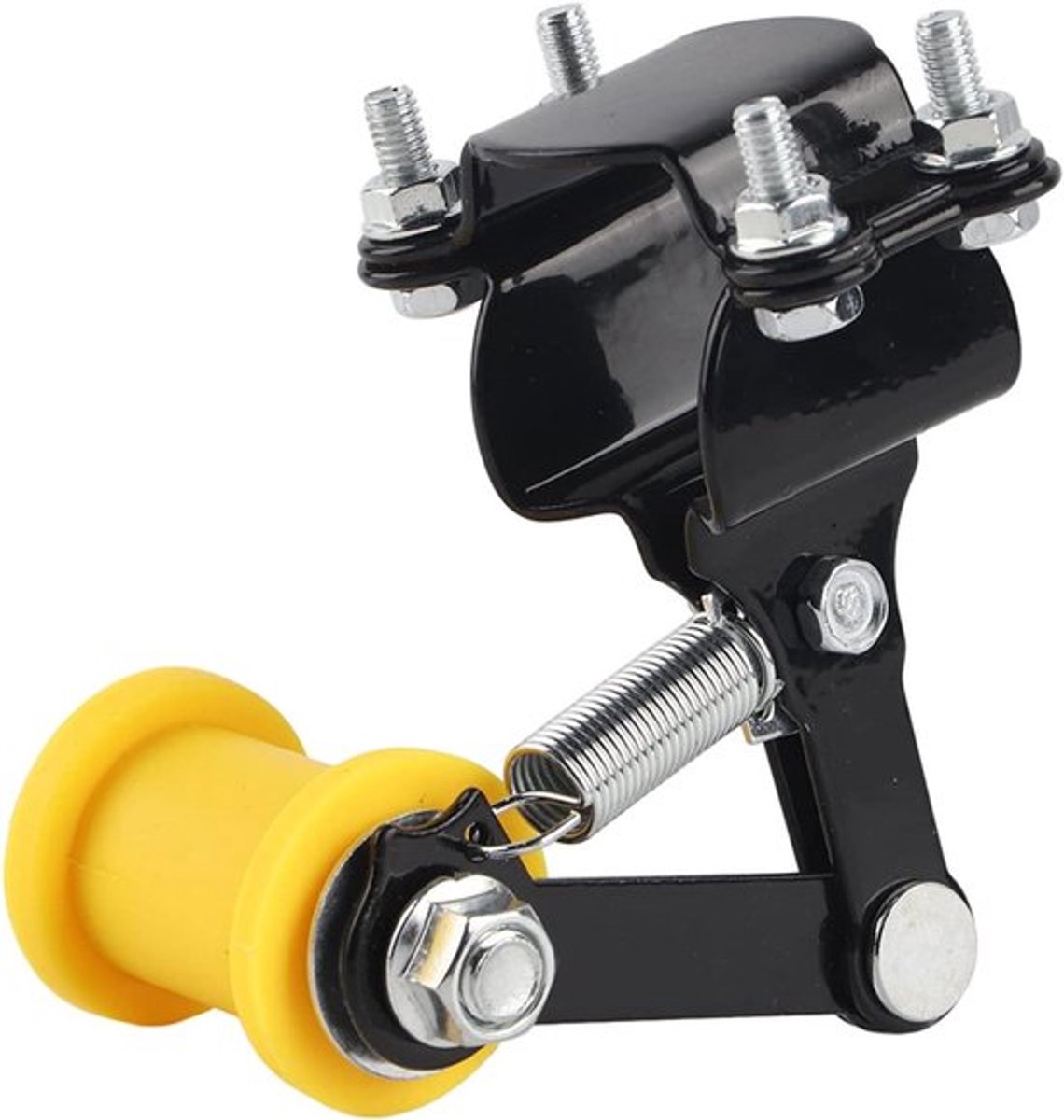 Universele Motorfiets Kettingspanner - Noodregelaar - Lang - Zwart - Vuile Tank Fiets - Chopper - Geschikt voor Alle Modellen - Zwart