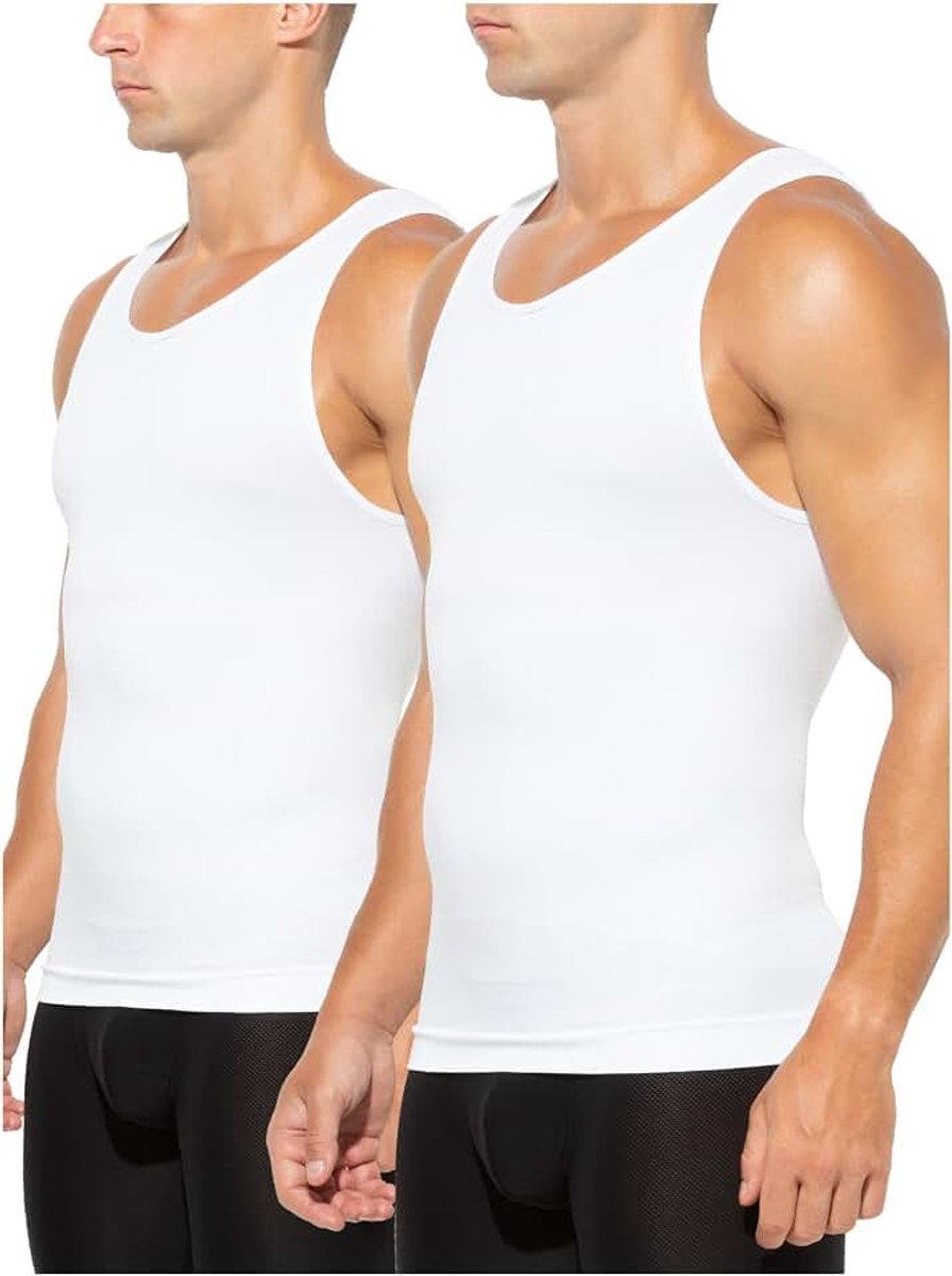 Kevin Heren compressieshirts Athletic Shapewear mouwloos basislaag onderhemd functionele shirts heren tank tops voor mannen bovendeel