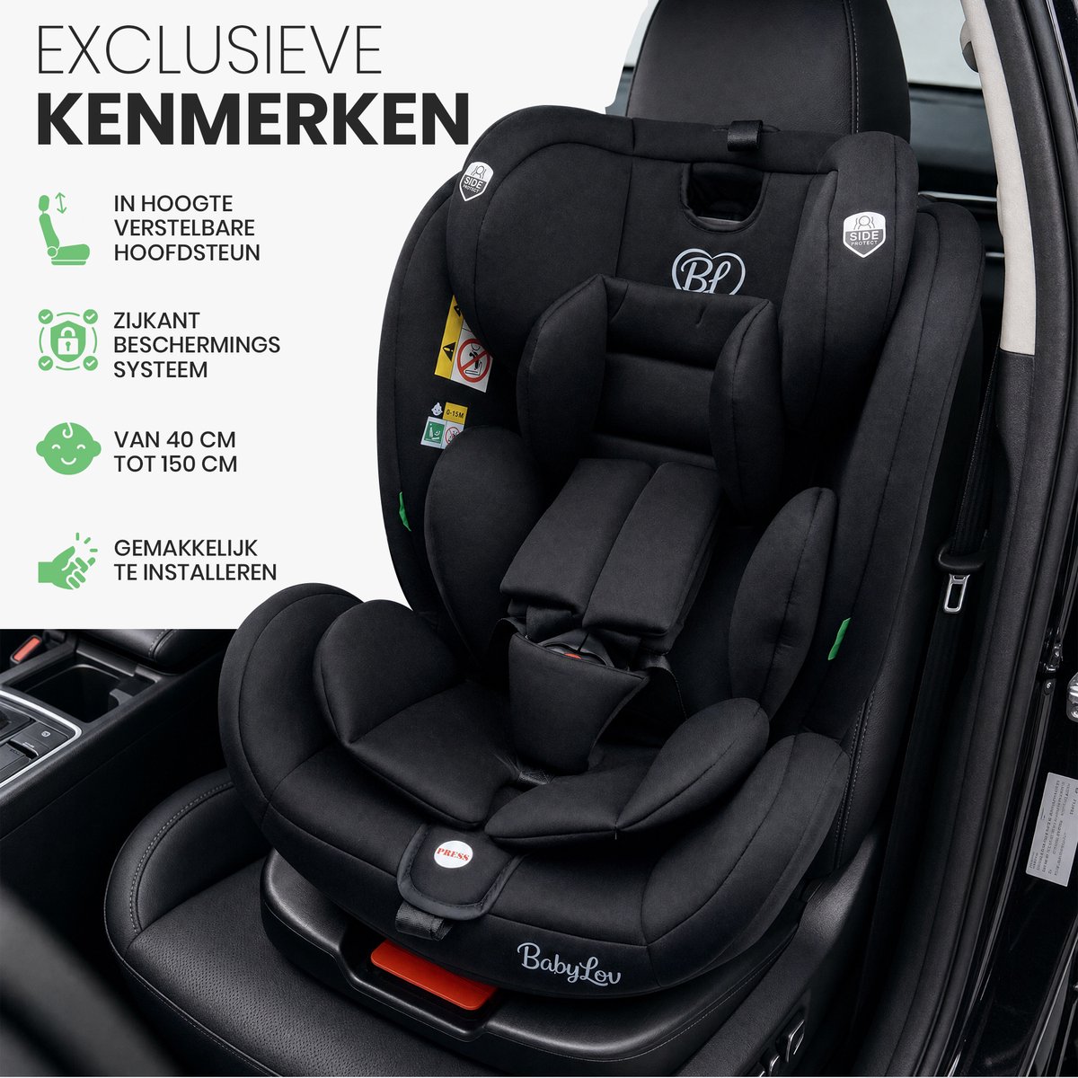 Online Gadget World BabyLov Autostoel 360° Draaibaar thumbnail 4