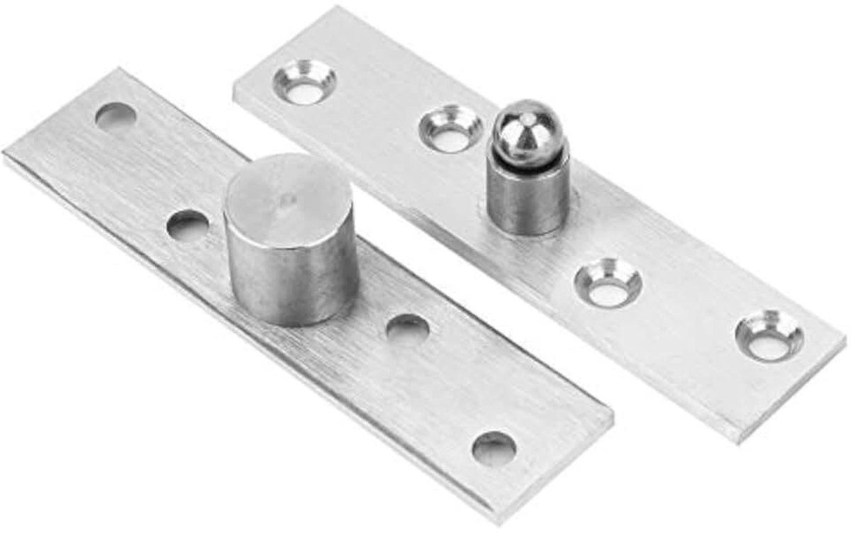 Scharnieren, roestvrijstaal scharnieren 100x24mm met opwaartse as voor kastdeur neutrale as