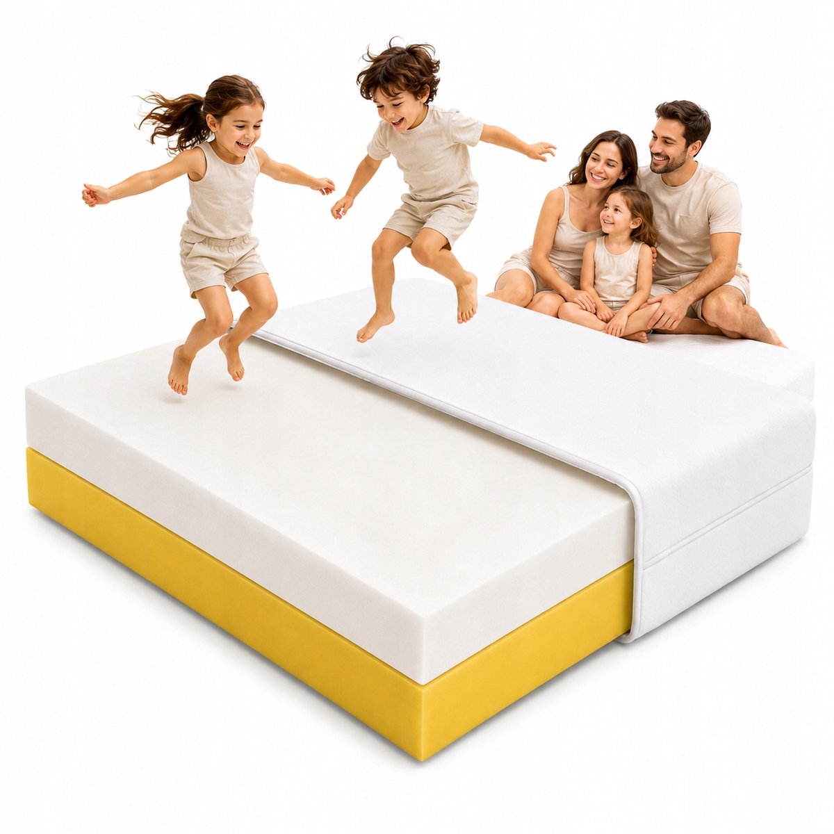 Duo Elit Flexi Standaard Matras 160x200cm - H1/H2, 20cm dik