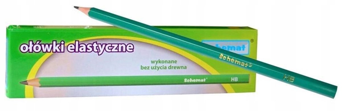 Flexibele HB Potlood - Zeshoekig, Zonder Gummetje