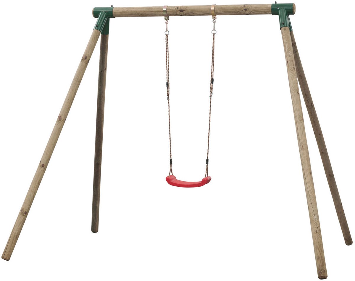 Swing King schommel Analies enkelvoudig - rondhout
