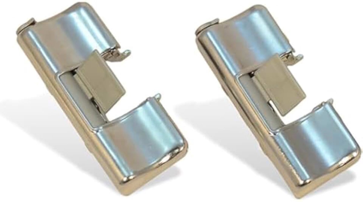 Scharnieren voor deuren, gemaakt in Italië, 2 schokdempers, compatibel met scharnieren FGV 35 mm, verstelbare soft-close-sluiting, voor keukenkasten en kasten (2 stuks)