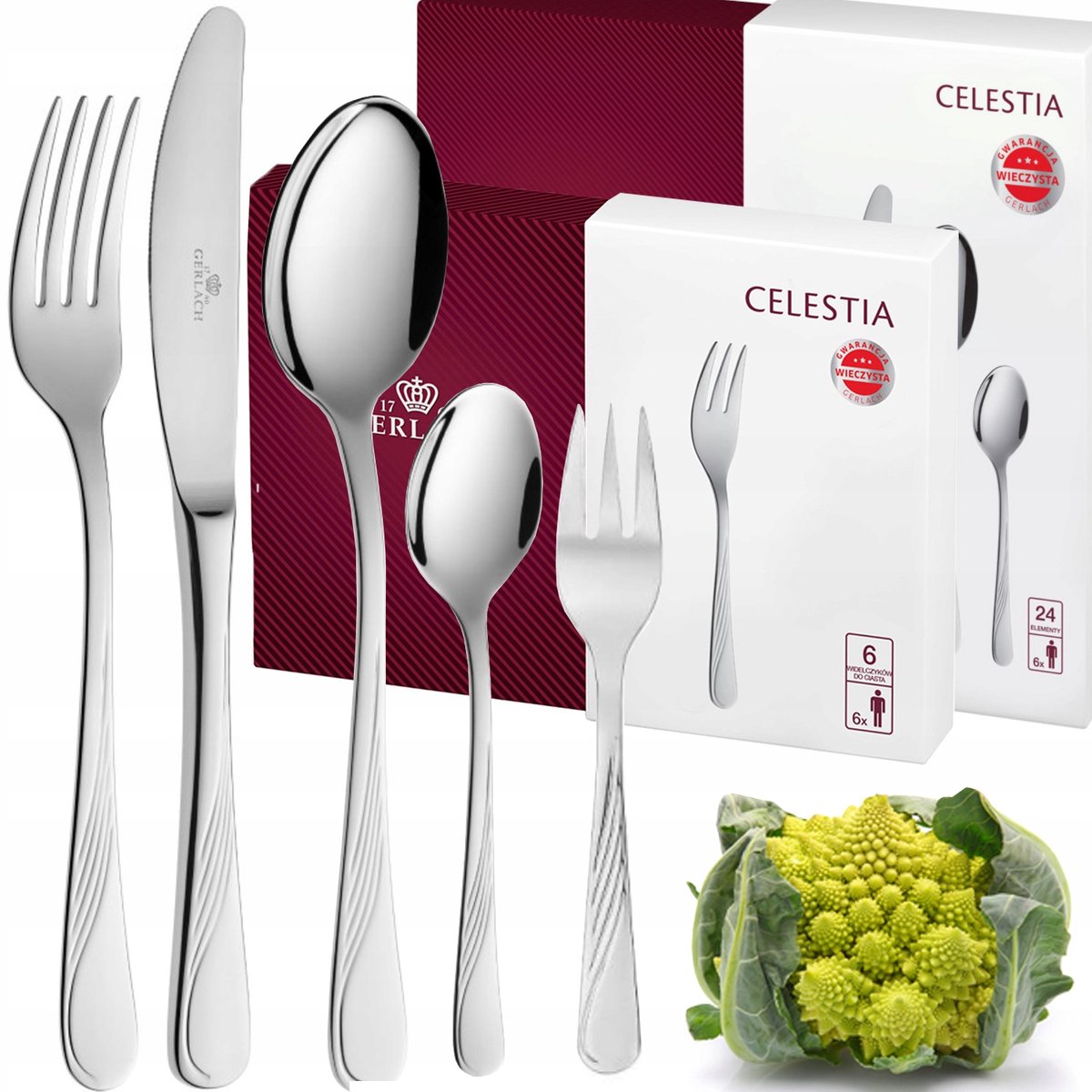 Gerlach Celestia Bestekset 30 Delig 6 Personen Glans RVS