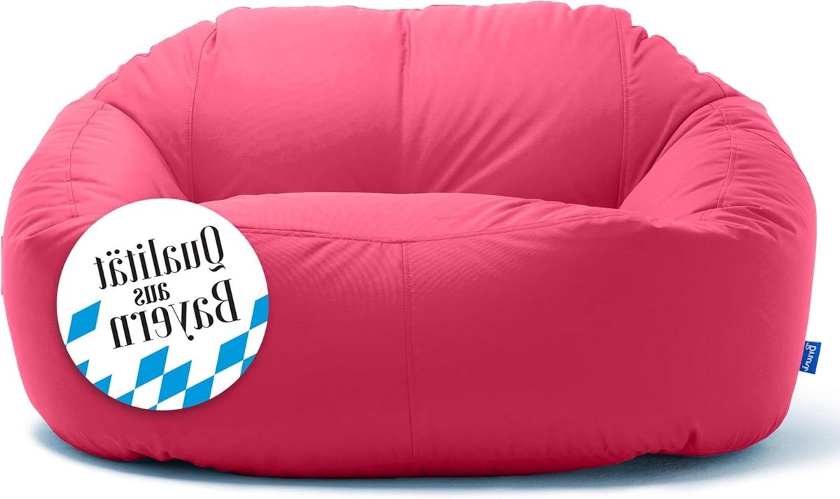 Lounge Zitzak Sofa - Zitbank - Relaxen Binnen Buiten - Innovatieve Mesh Structuur - 160 x 100 cm - Roze