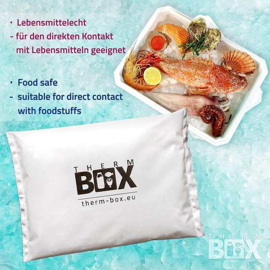 Koelbatterijen Set - Koelpacks Herbruikbaar - Voedsel Koel Houden - Flexibele Gel - 4 stuks 450g - Wit — afbeelding 4
