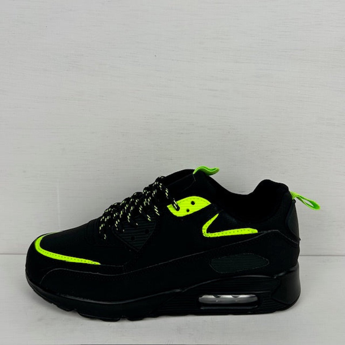 Gave air sneakers zwart groen Zwart / 39