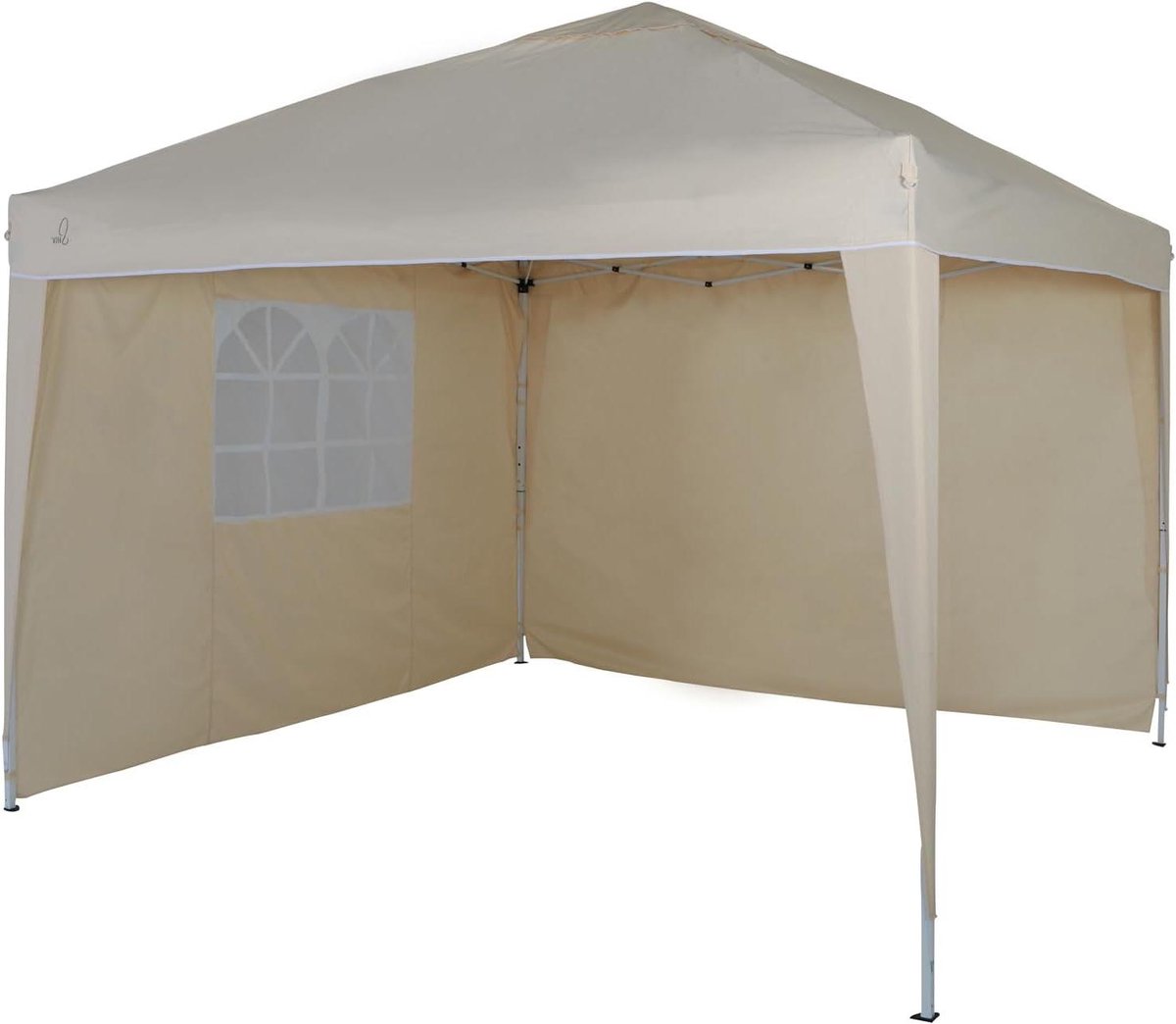 Tuinpaviljoen Partytent - Opvouwbare Tent - Feestelijke Sfeer Creëren - UV-bestendig met Ramen - 300 x 300 x 260 cm