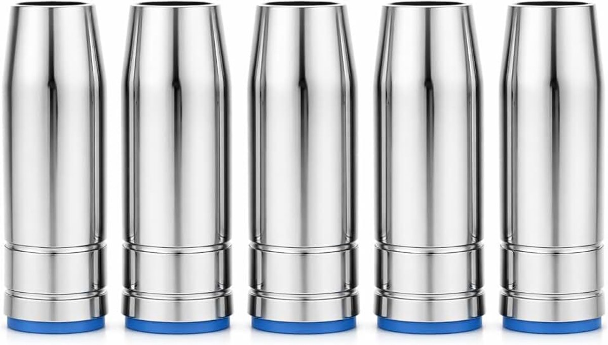 5 stks MIG Gasmondstuk, MB 25AK MIG MAG Lastoorts Verbruiksartikelen, 15mm Conische Gas Mondstuk voor Binzel MB 25AK MIG/MAG Lastoorts