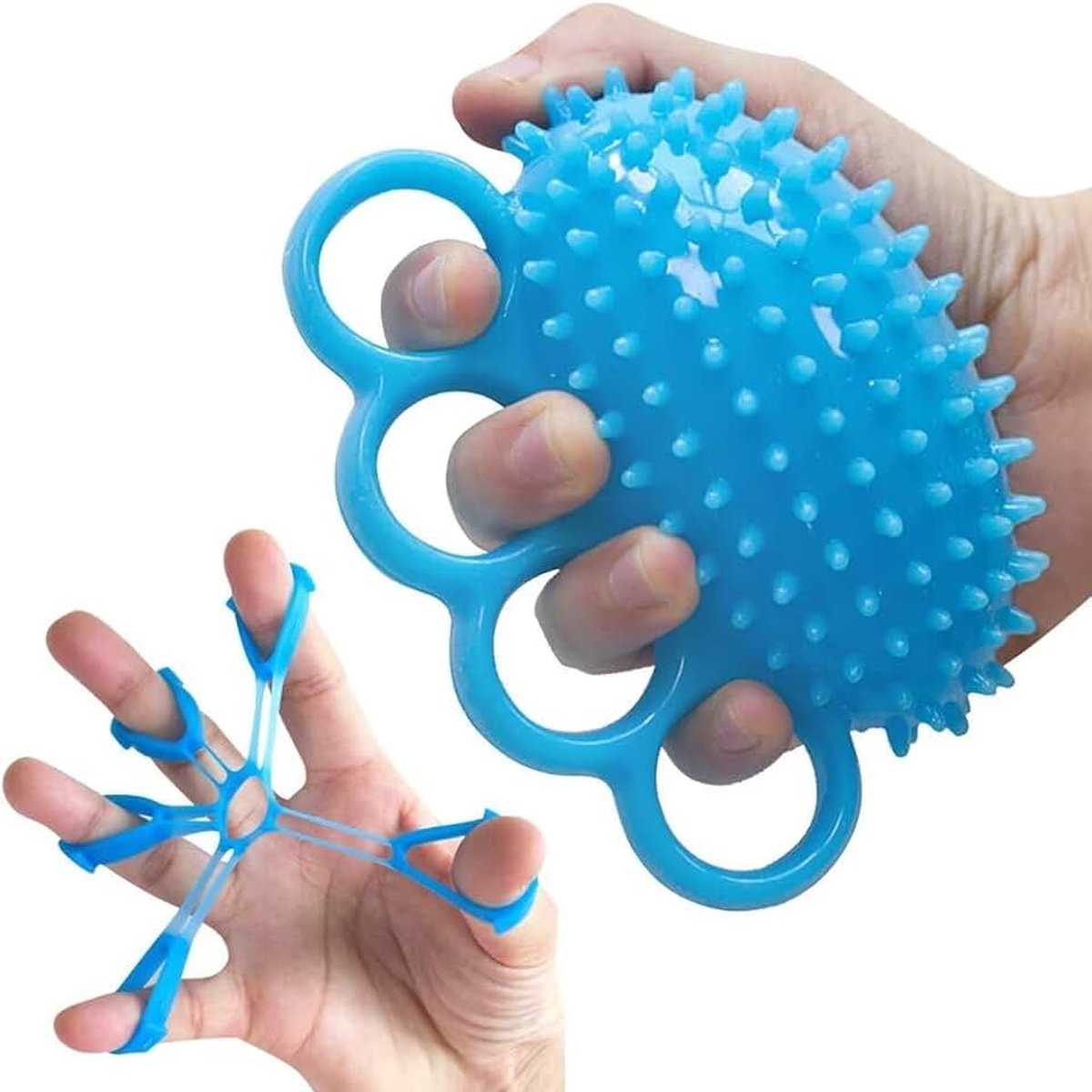 Handgreepversterker, vingersporters, trainingsapparatuur, knijpende stressbal voor het verlichten van polspijn, carpale tunnel, handfysiotherapie, stressverlichting, herstel van beroerte, artritis,