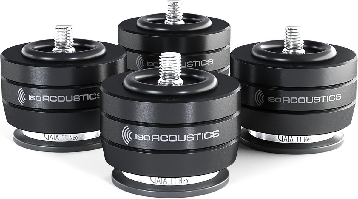IsoAcoustics GAIA-II Neo - Zwart (4 stuks)