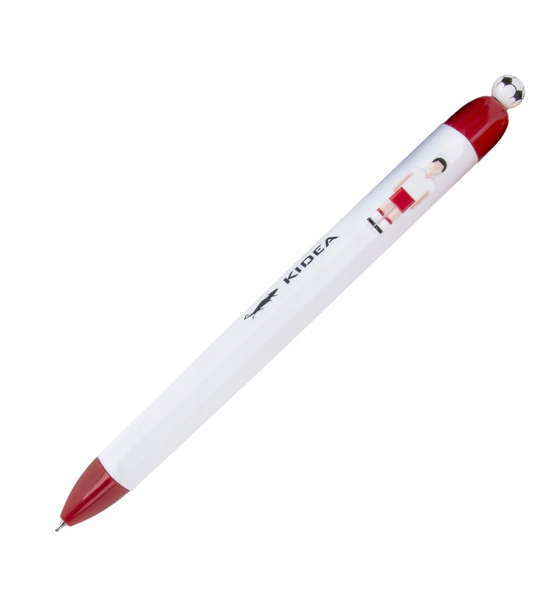 Kidea Automatische Pen Blauw Voetbal Magneet 0.7mm