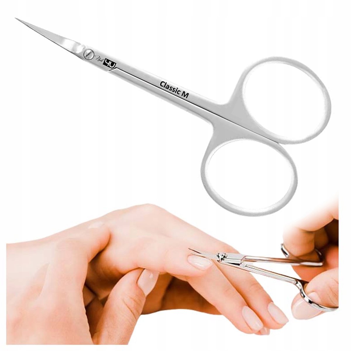 NAIL4U Classic M Nagelriemschaar - Roestvrij Staal, 96mm
