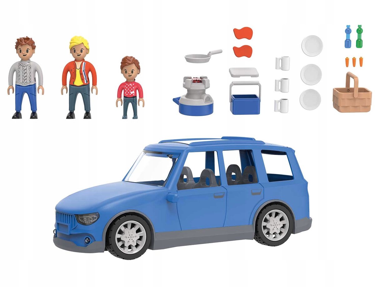 Playtive Camper Van Speelgoedset met Figuren en Accessoires