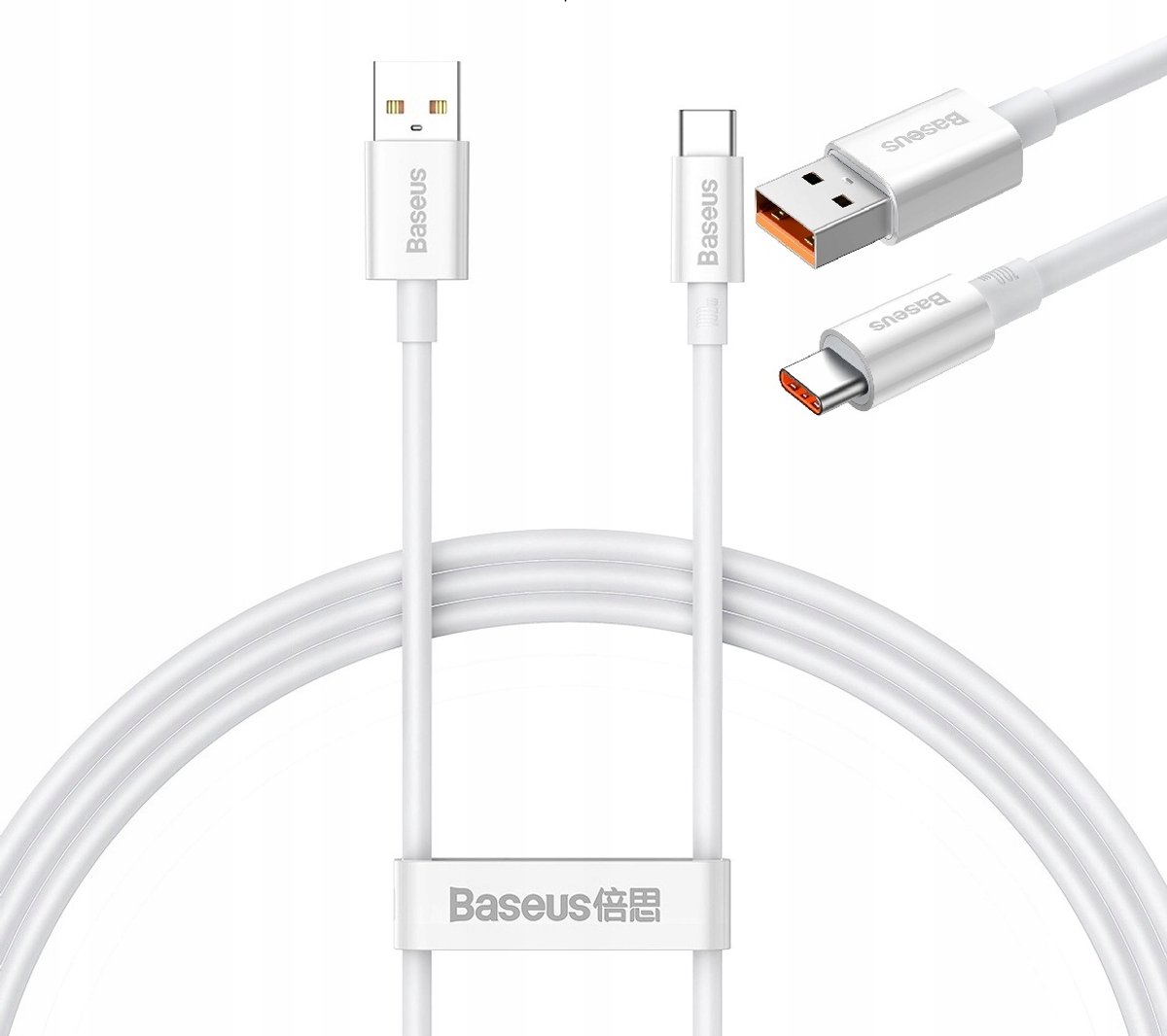 Baseus USB-C Kabel 100W 6A Snel Laden - 1m