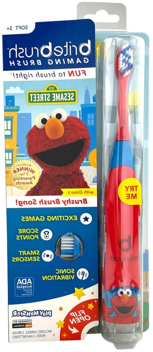 Kindertandenborstel - Slimme poetser - Leuk tandenpoetsen - Interactieve spelletjes - 2 opzetborstels - Veelkleurig