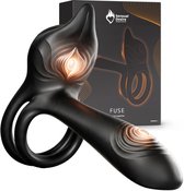 Sensual Desire® Fuse Koppel Vibrator – Vibrerende Cockring met Clitoris Stimulator – Sex Toys voor Mannen, Vrouwen & Koppels – Prostaat Stimulator – Dubbele Penisring – 10 Vibratiestanden – Waterdicht