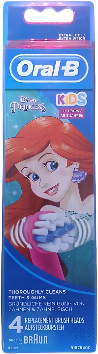 Oral-B Stages Power Disney Princess Opzetborstels - 4 Stuks
