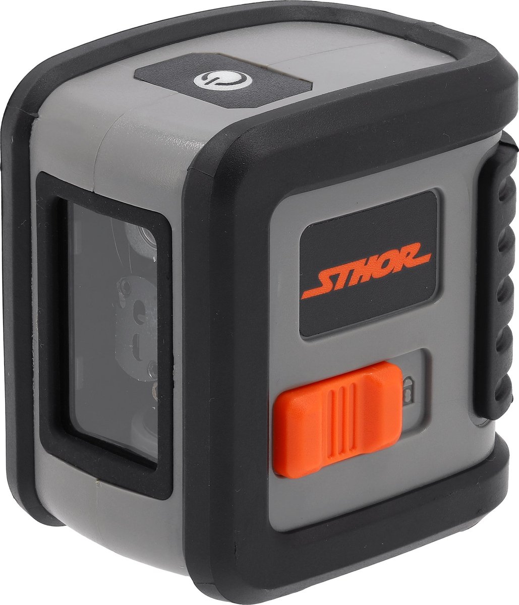 Zelfstellende Kruislijnlaser – Groene Laserstraal – Bereik 10 m – Precisie ±3 mm/10 m – Compacte Lijnalser op Batterijen (1/4" Statiefaansluiting)
