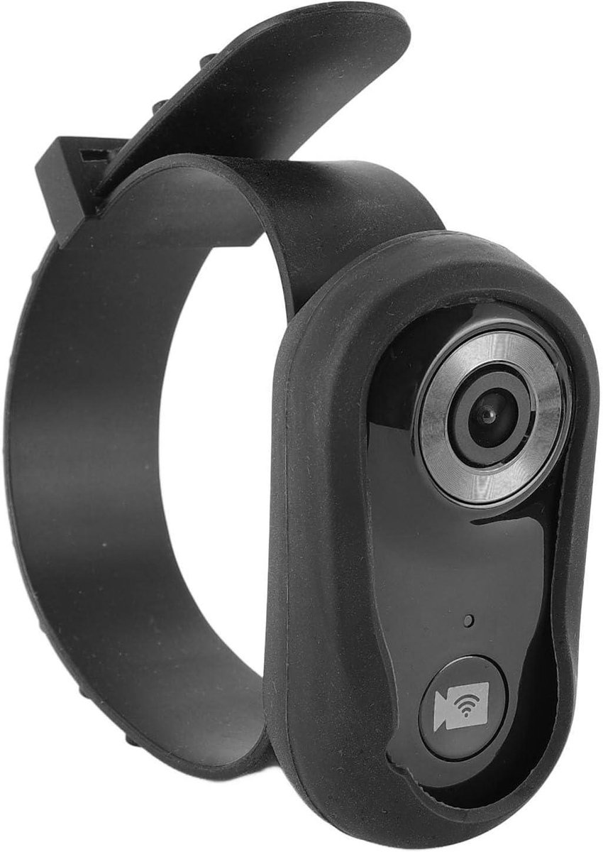 Huisdier Camera Halsband - Honden Camera Katten - Gedrag Observeren - 170 Graden Lens - 1080P Resolutie - Zwart