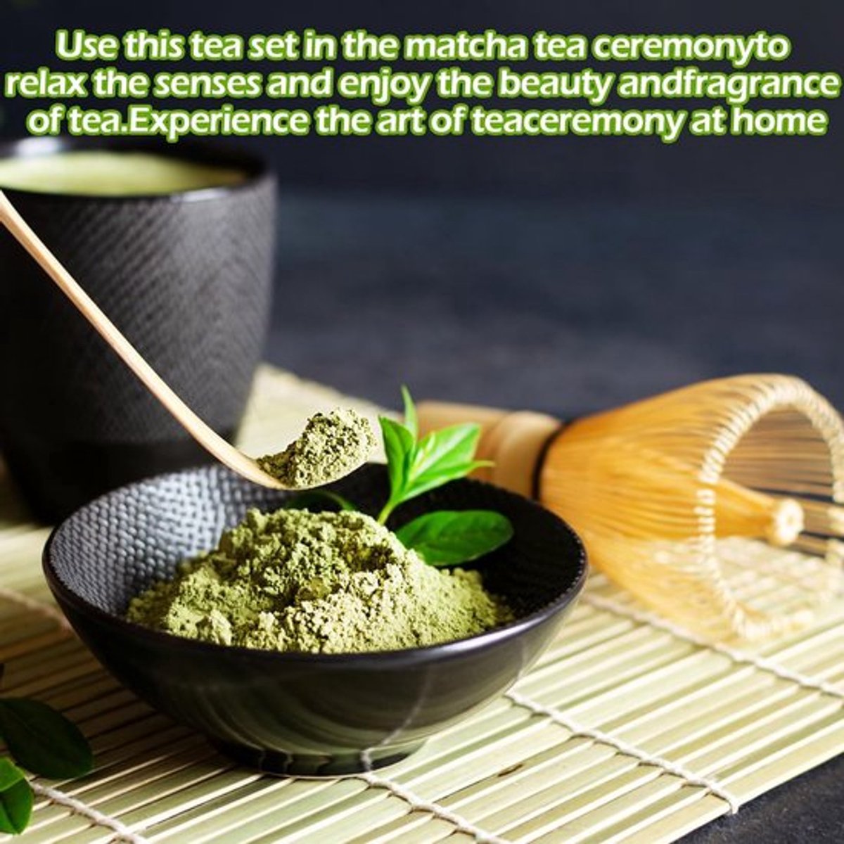 Matcha Set - Hoogwaardige Accessoires voor Theeliefhebbers - Set van 4