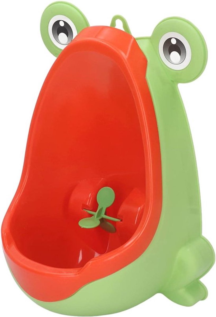 Kinderen Urinoir - Zindelijkheidstraining - Schattige Kikker - Wandmontage - Doelgericht - Plastic - Grappige Plastrainer - Geschikt voor Badkamer (Geel)