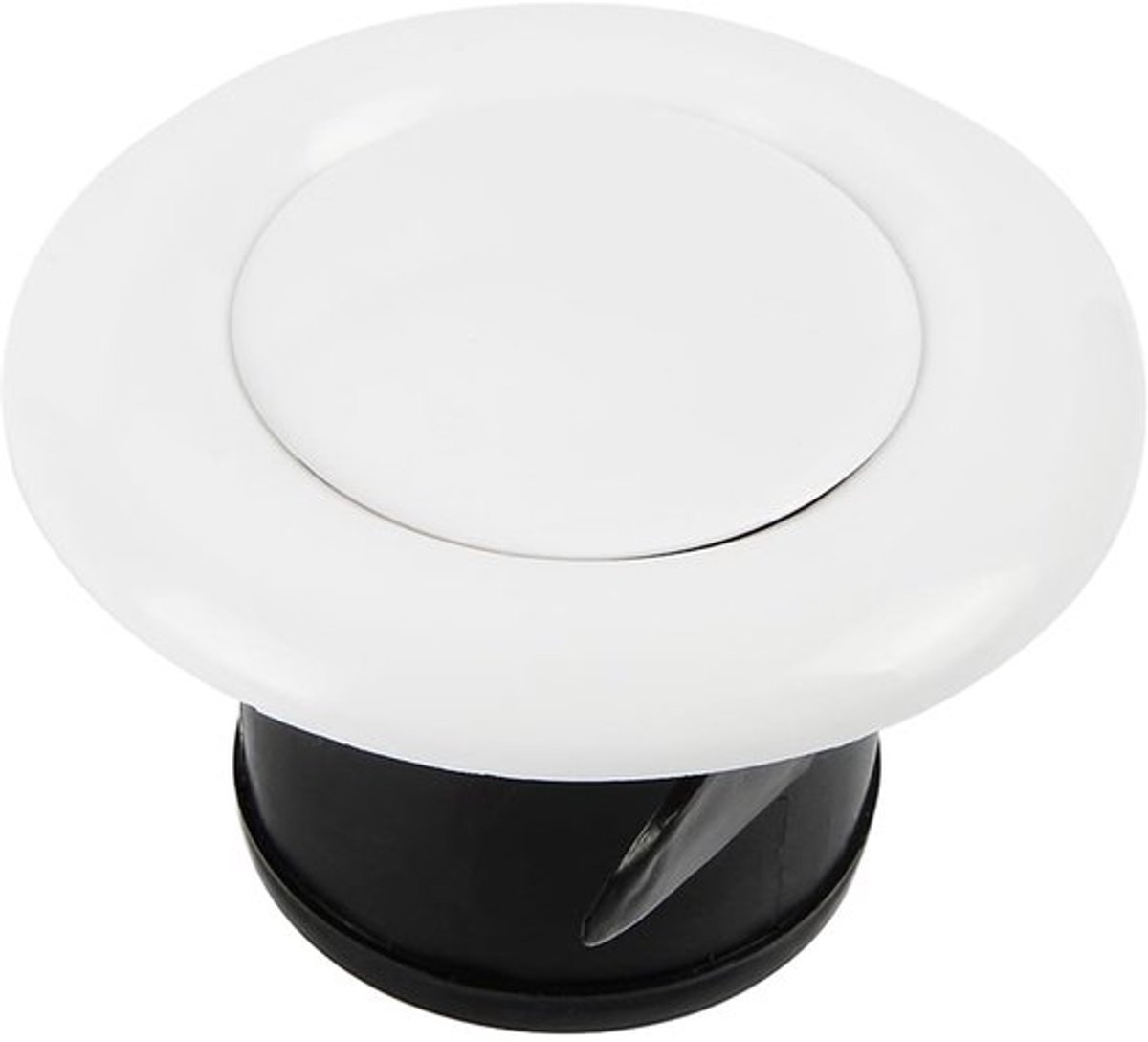 Ventilatierooster Ronde Vorm - Ventilatierooster Wit - Ventilatiehoes - Mini ABS Plastic - 75 mm Disc - Geschikt voor Keuken/Badkamer - Ventilatiekap