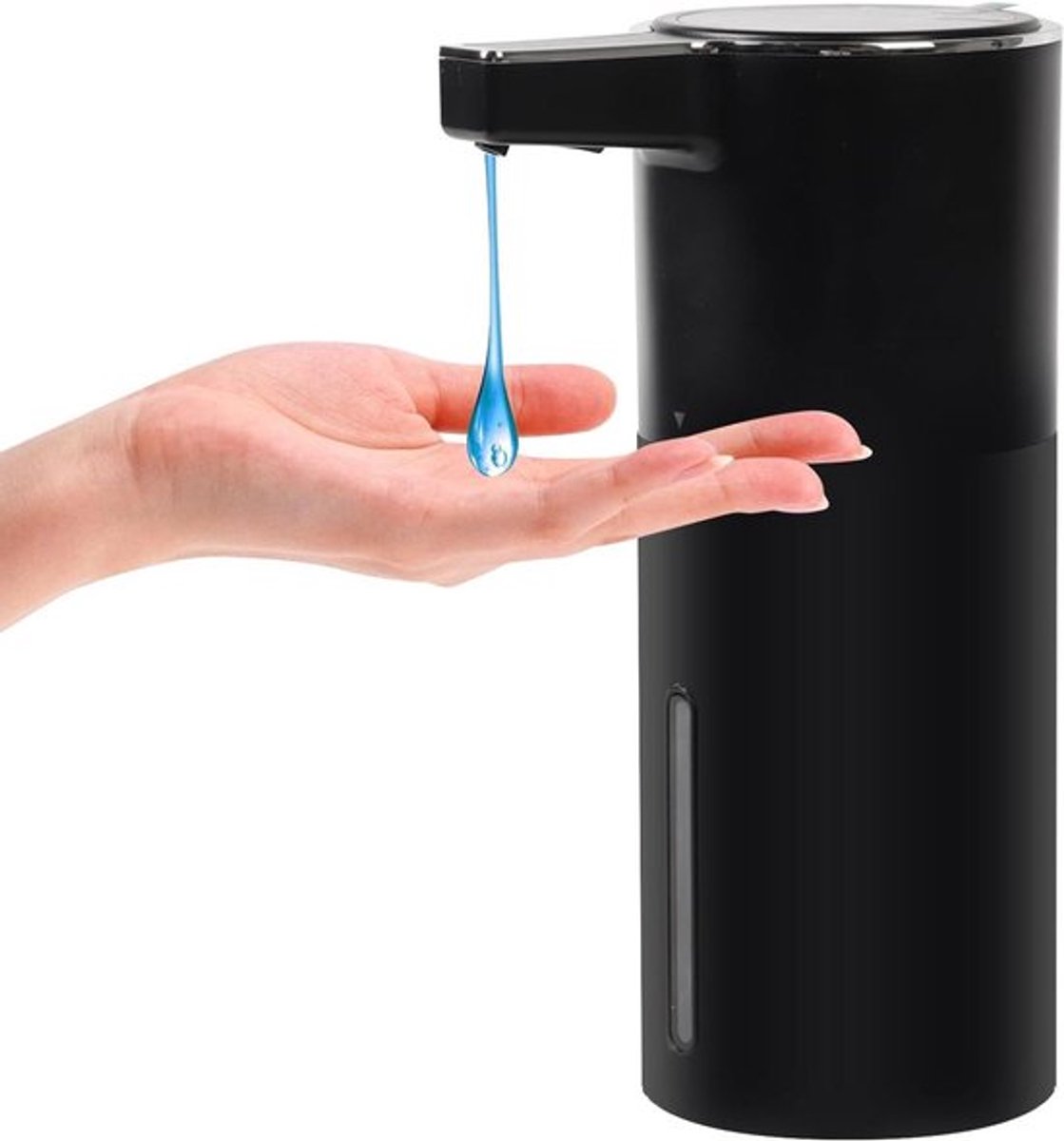 Automatische schuimzeepdispenser met sensor en 4 snelheden voor badkamer en keuken - Contactloze handzeepmachine voor openbaar gebruik