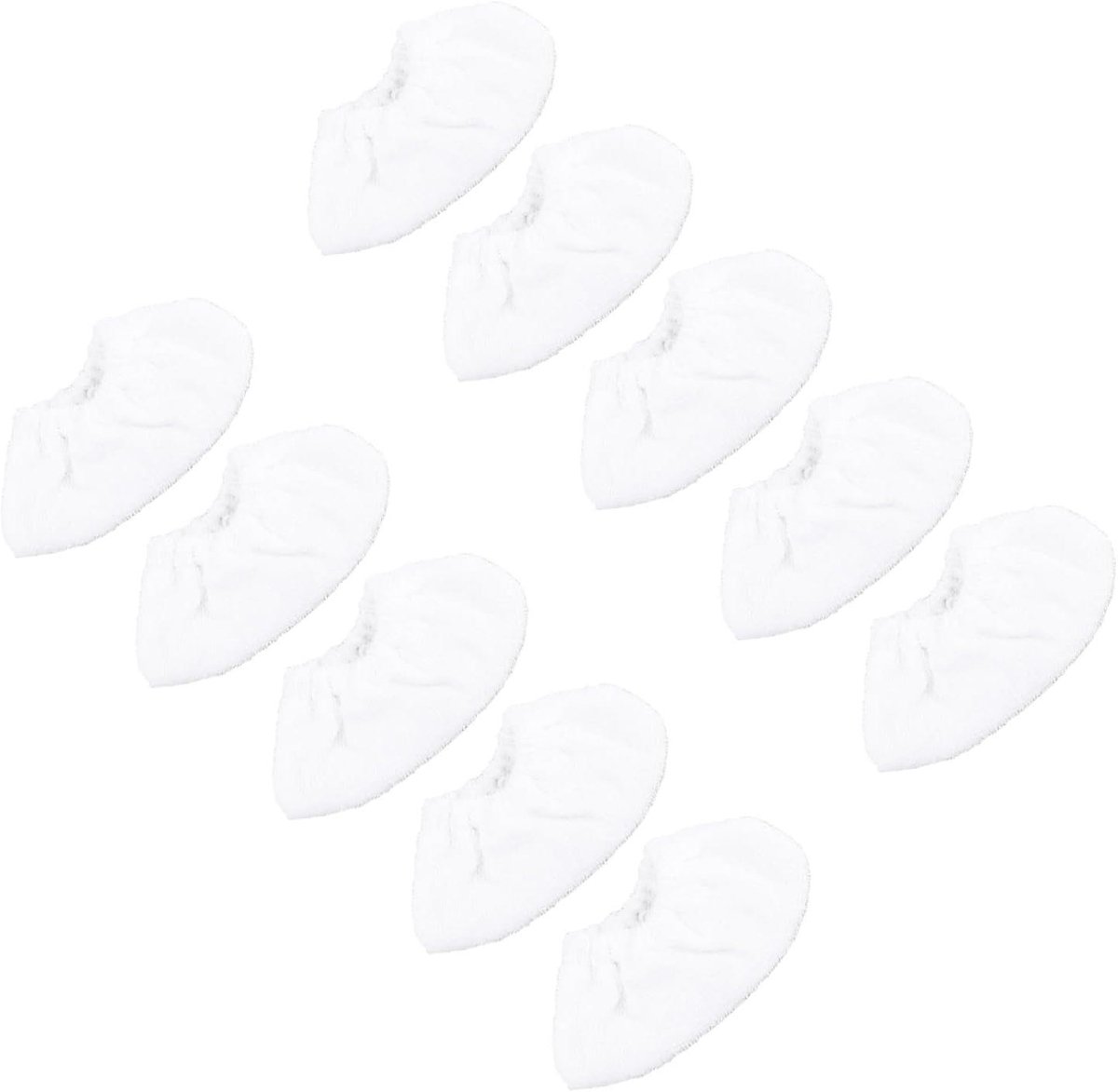 Stoomreiniger Pads - Microvezeldoeken Vervanging - Grondig Schoonmaken - Wasbaar En Herbruikbaar - 10 Stuks - Wit