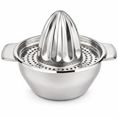 My Green Deal - Sinaasappelpers RVS - Handmatige Citruspers - Fruitpers voor Sinaasappels en Citroen - Juicer van 304 RVS