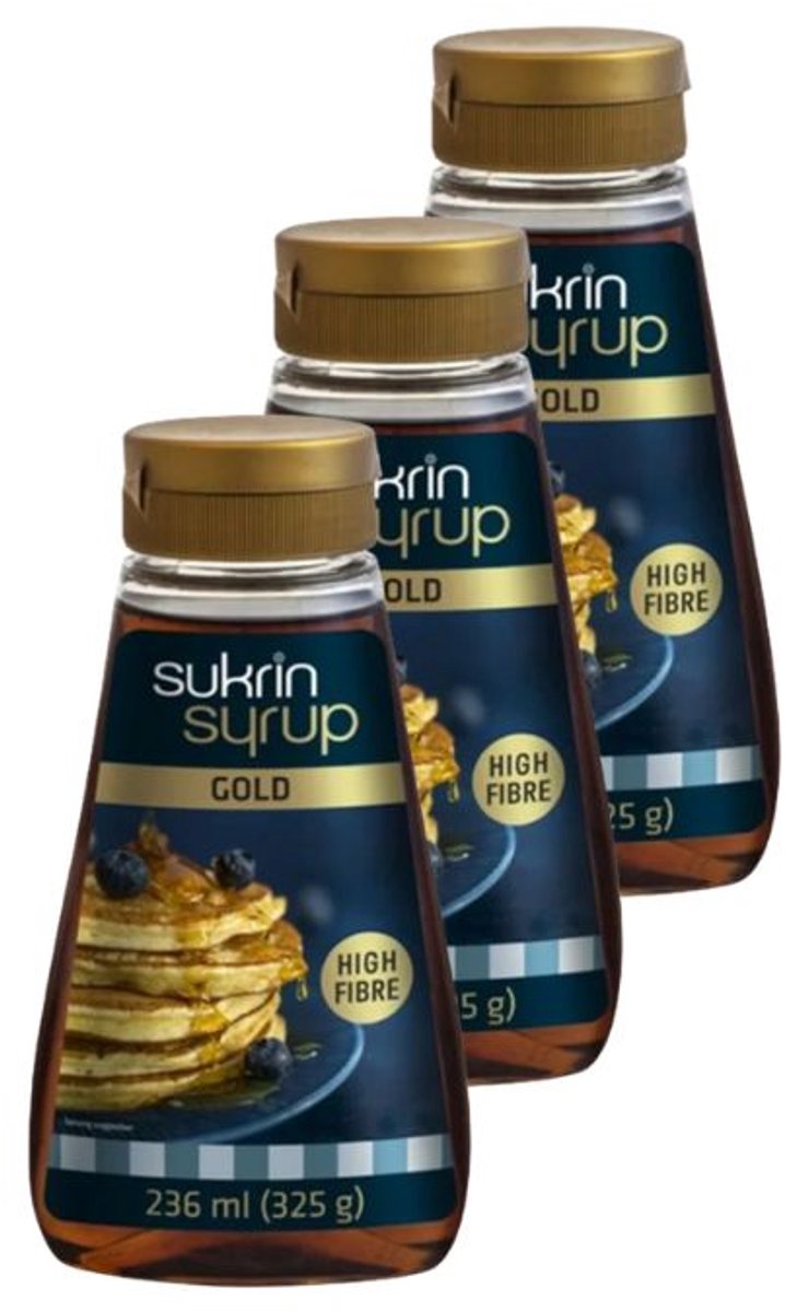 Sukrin | Syrup Gold | 3 stuks | 3 x 325g