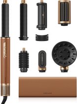 Dreame AirStyle Pro 2 - Sèche-cheveux et outil de coiffage 7-en-1 - Fer à boucler, brosse volumisante et diffuseur - Flux d'air jusqu'à 60 m/s - Surveillance de la température NTC - Avec trousse de rangement - Or rose