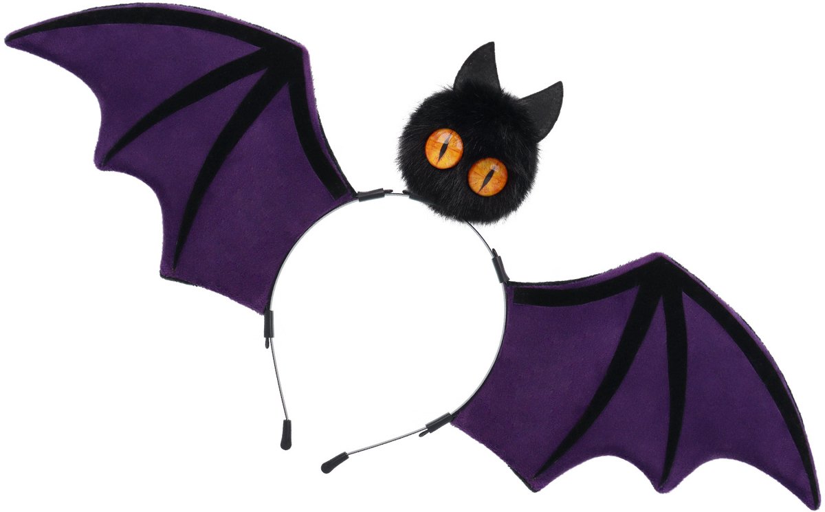 Vleermuisvleugelhoofdband — Halloween vleermuisvleugelhoofdband — Cosplay-hoofdband — Paars