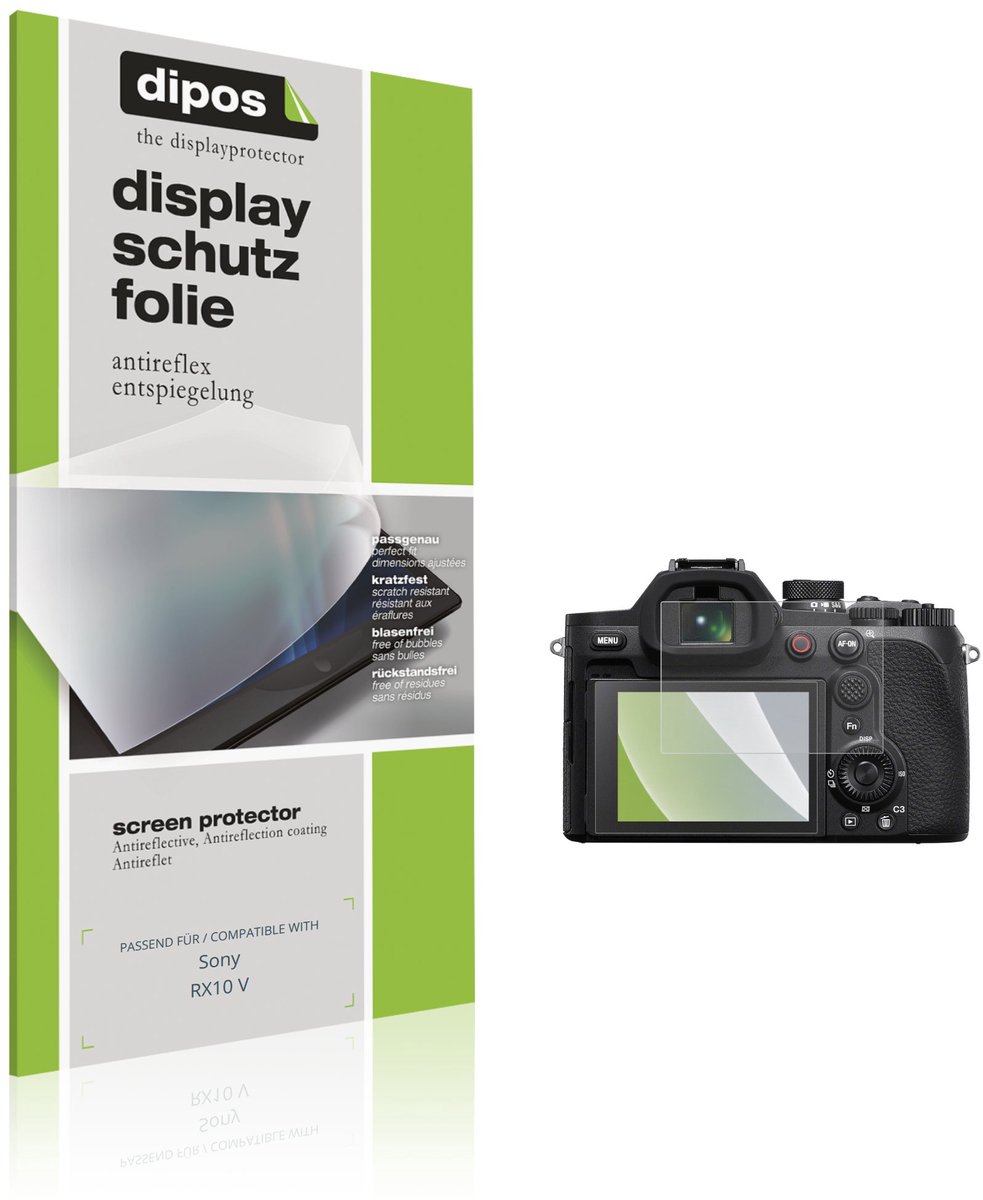 dipos – 4x Matte Beschermfolie geschikt voor Sony RX10 V | Krasbestendige & antireflecterende Screenprotector Ultra-Thin