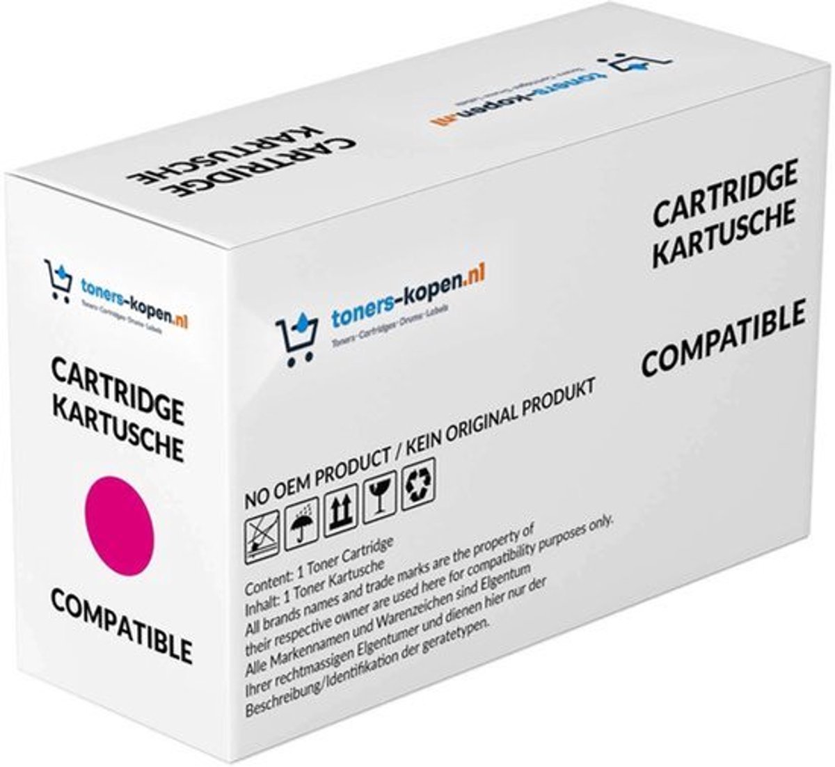 Brother TN-326M - Toner Magenta - 6000 pagina's - Huismerk Compatible - Geschikt voor Brother DCP-L8400CDN DCP-L8450CDW HL-L8250CDN HL-L8350CDW HL-L8350CDWT MFC-L8600CDW MFC-L8650CDW MFC-L8850CDW - TN-329M TBCM329 alternatief - Brother toner