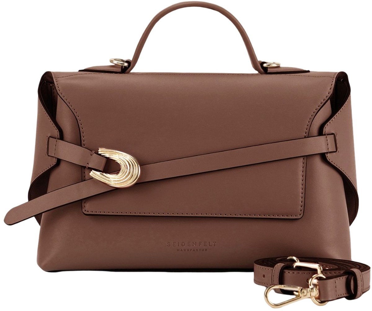 SEIDENFELT MANUFAKTUR handtas schoudertas Joensuu Hand Bag Chestnut bruine