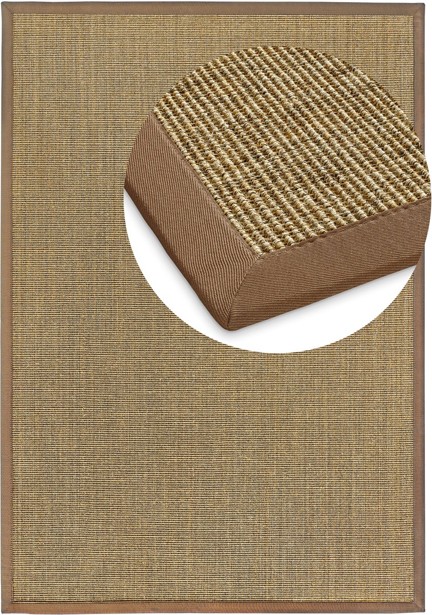 Vloerkleed Sisal Mara S2 noten 240x340cm