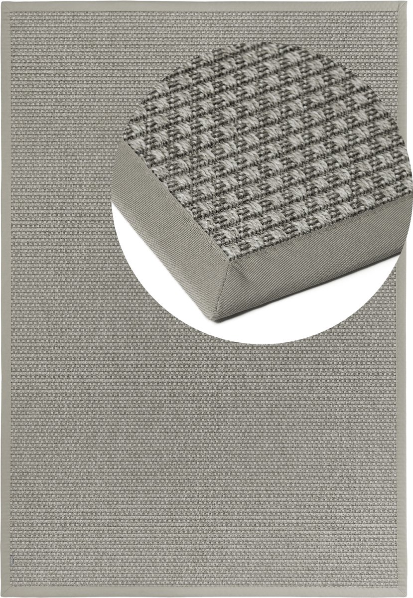 Vloerkleed Naturino Basic S2 zilver 002 Karree