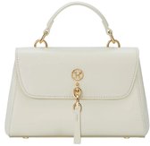 Victoria Hyde "Elegance" - Handtas Dames - Schoudertas met meerdere vakken - Kunstleren Tas Vrouw – Crossbody Tas Dames - schoudertas - gouden details - Schoudertas met verstelbare schouderband - Shopper - weekendtas - Beige