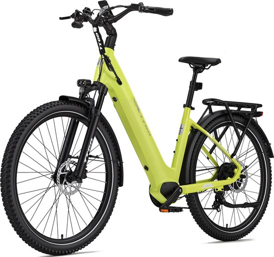 TTGO Z3 Elektrische Fiets - 250W Motor - 48V15Ah Accu - 27.5 Inch Banden - Max Snelheid 25km/u - Max Bereik 110-120km - Shimano 7 Versnellingen - Groen van TTGO — afbeelding 2