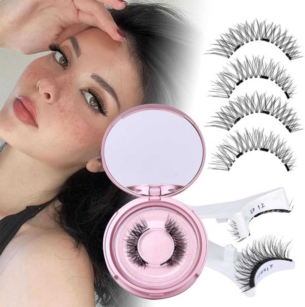 Magnetische Wimpers - Natuurlijke Look - Cat Eye Effect