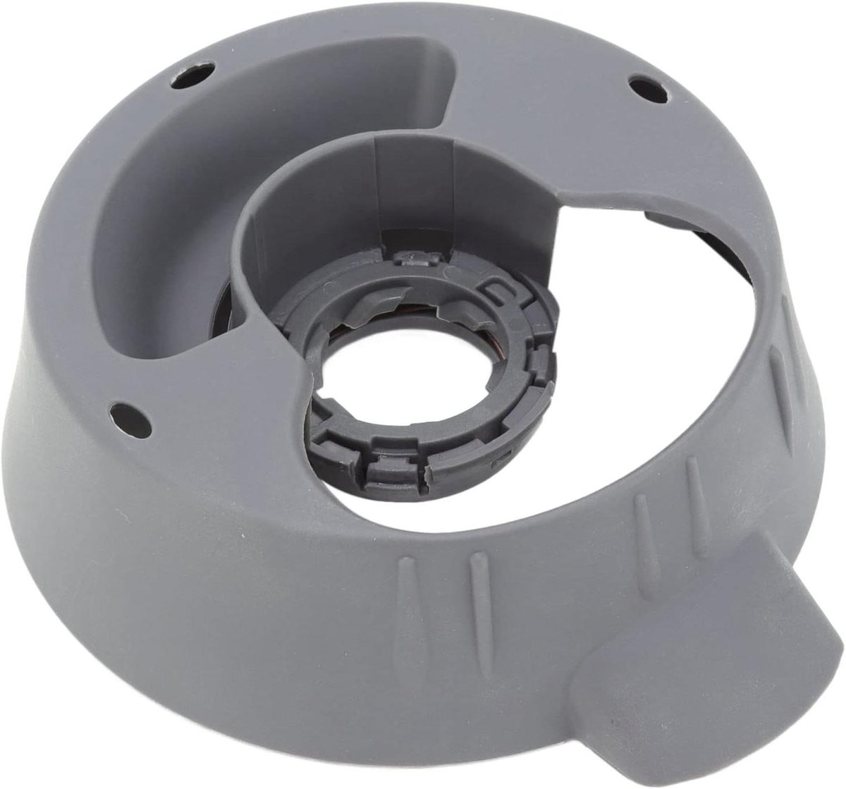 Keukenmachine Basis - Potbasis Onderdeel - Voedselbereiding Gemak - Veilig Vergrendelingssysteem - 16 x 14 x 5 cm - Grijs