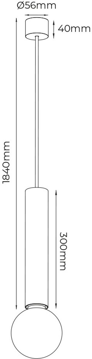 Fantasia Tabora hanglamp E27 (excl.) zwart en geborsteld brons