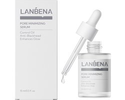LANBENA Pore Minimizer voor het gezicht, huidverzorging, Pore Minimizer Treatment Serum - verkleinen van poriën, verlichting van droogheid, versteviging van de talgcontrole, 15ml