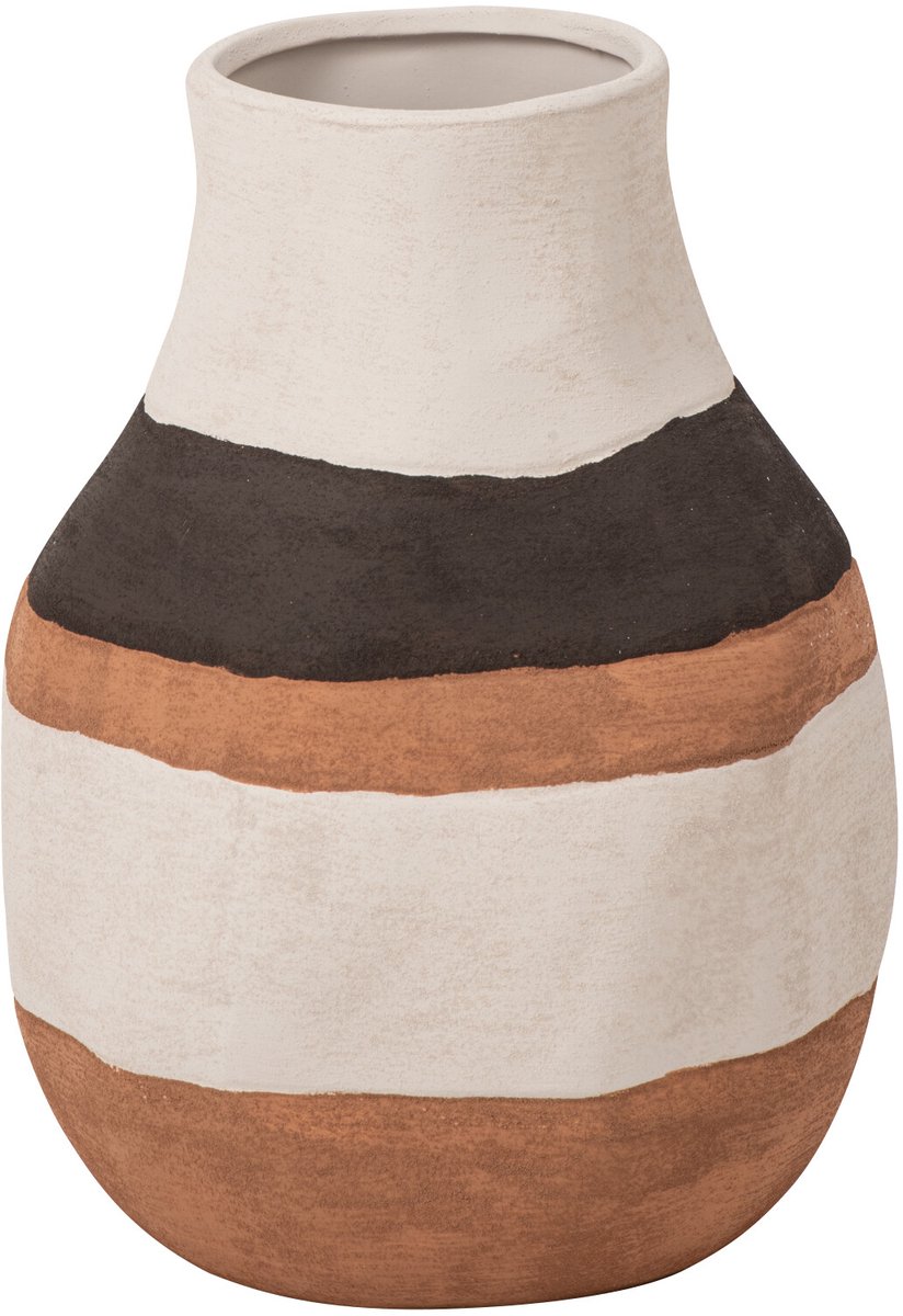 J-Line Vaas - steengoed - multikleur - medium