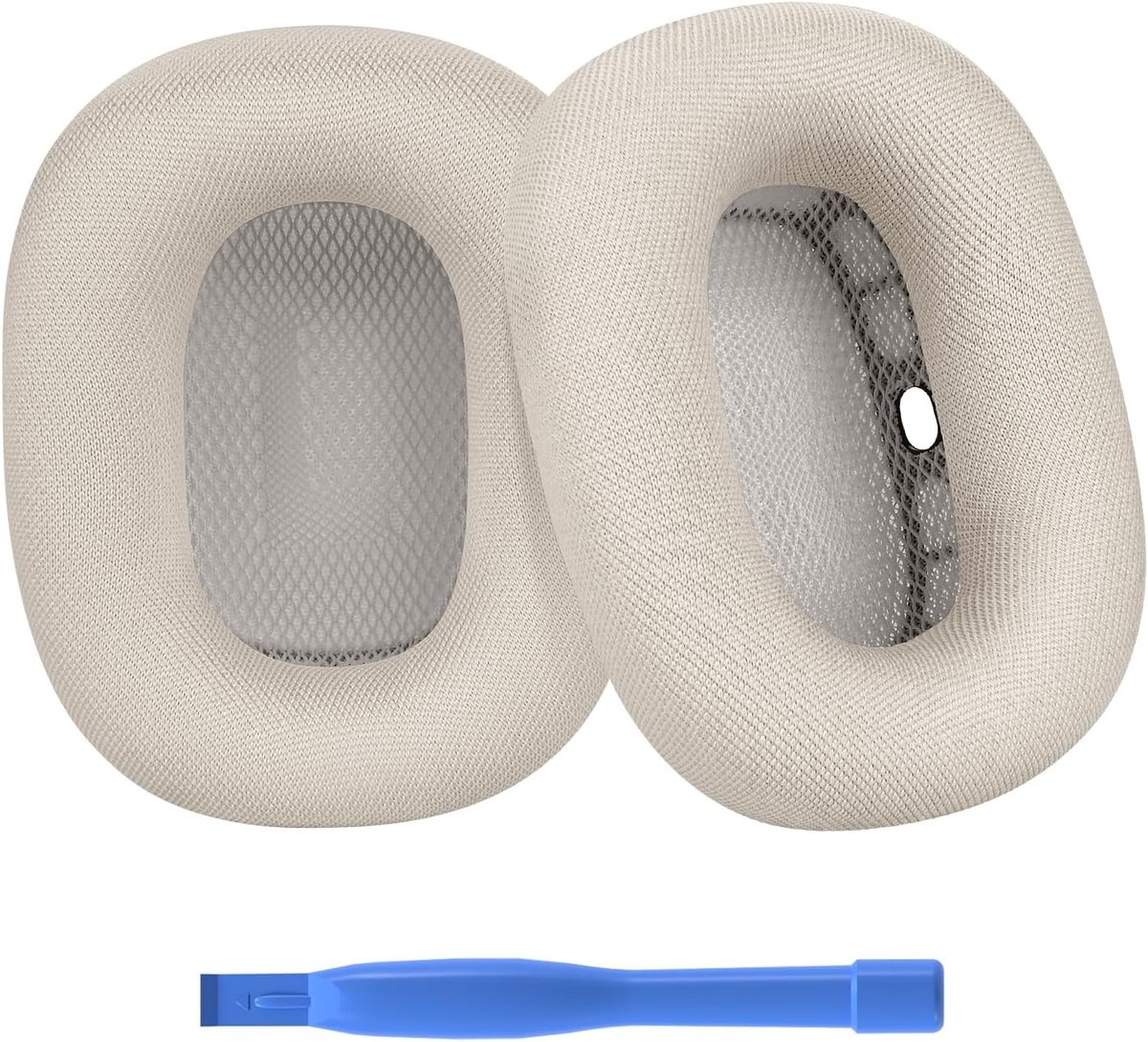 Oorkussens voor AirPods Max Hoofdtelefoon van MMOBIEL – Mesh Fabric Koptelefoon Oorkussens – Noise Isolation Hoofdtelefoon Earpads – Sterrenlicht