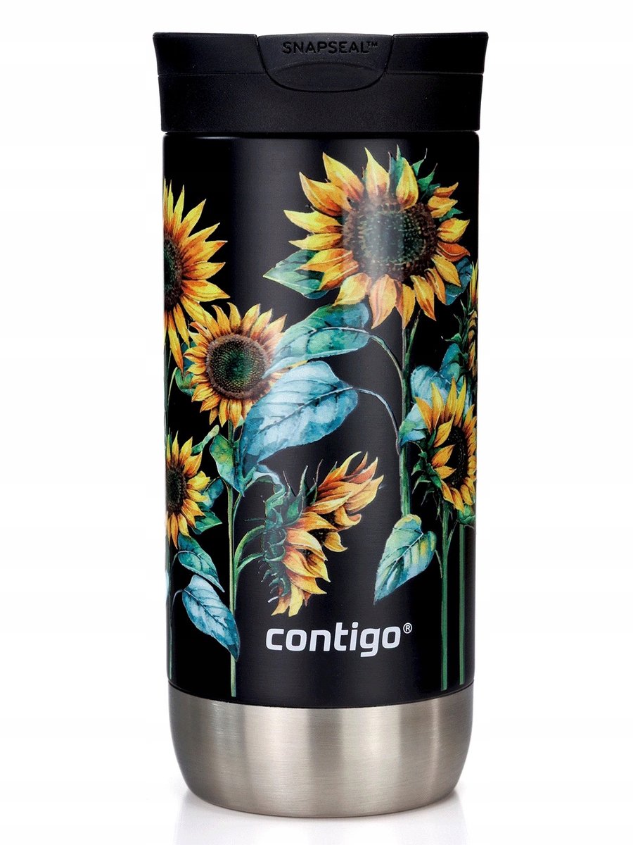 Contigo Huron 2.0 Thermosbeker 470ml - Zonnebloemen - Lekvrij