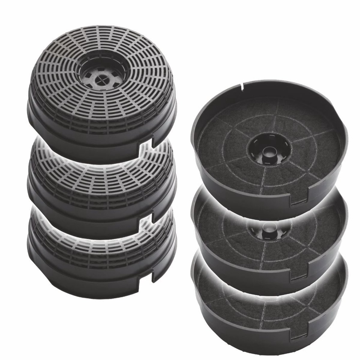 3x Smeg Koolstoffilter 690073665 / KITFC62